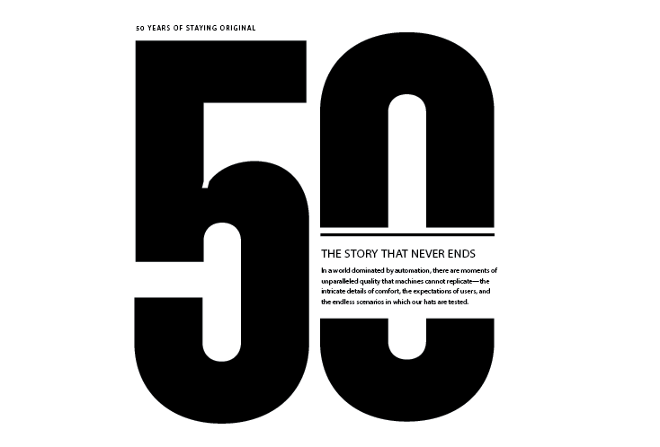 50 YEARS OF STAYING ORIGINAL