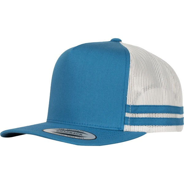 6507 Striped Trucker Cap