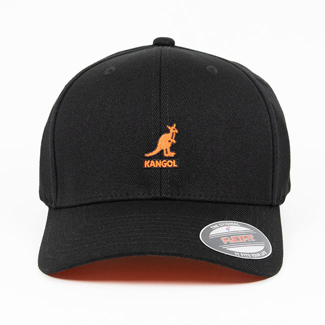KANGOL | 3D Wool FlexFit® Baseball Beluga Black