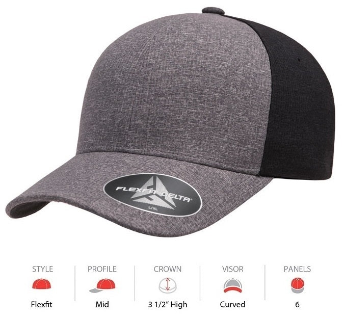 180T FLEXFIT® DELTA® 2-Tone Cap | Fitted