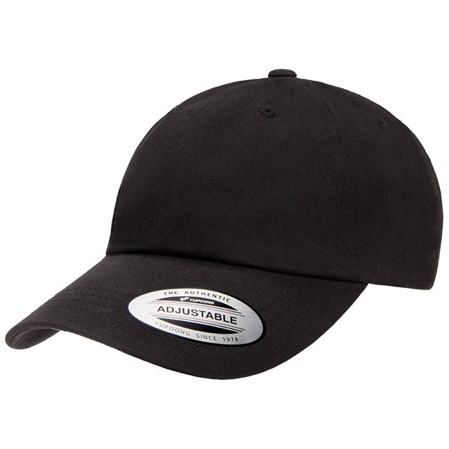 6245CM Low Profile Cotton Twill Dad Hat | BLACK