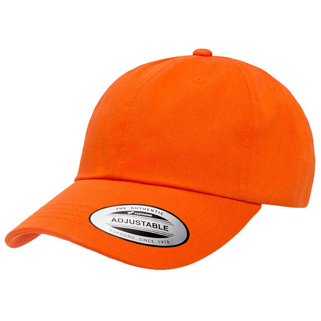 6245CM Low Profile Cotton Twill Dad Hat | ORANGE