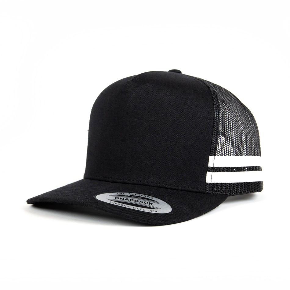 6507 Striped Trucker