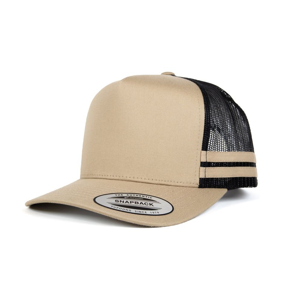6507 Striped Trucker