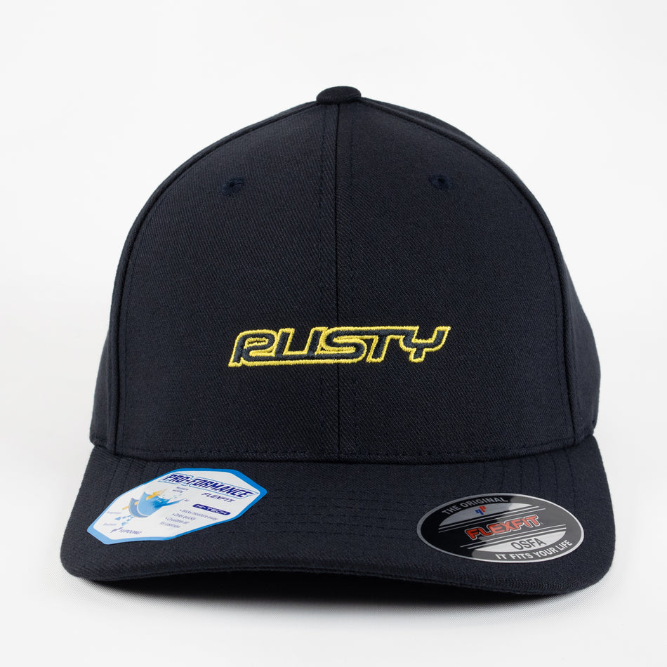 RUSTY | FLIP DADDY FLEXFIT CAP-CARBON