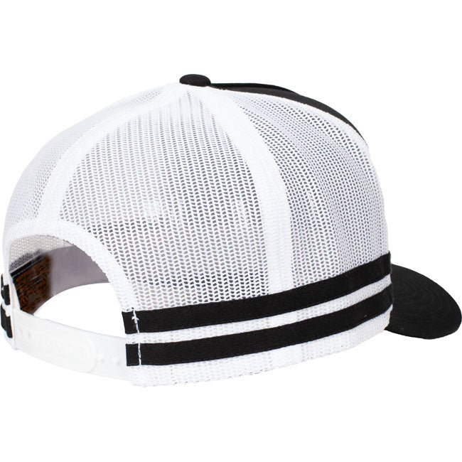 6507 Striped Trucker Cap