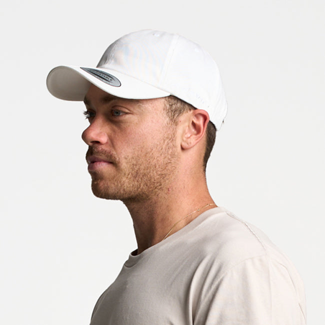 6245CM Low Profile Cotton Twill Dad Hat WHITE Flexfit