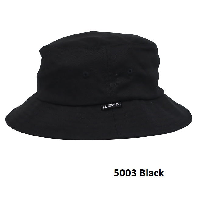 5003 FLEXFIT® Popular Bucket Hat | BLACK
