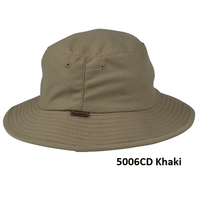 5006CD Flexfit JUMBO Cool and Dry Bucket Hat | KHAKI
