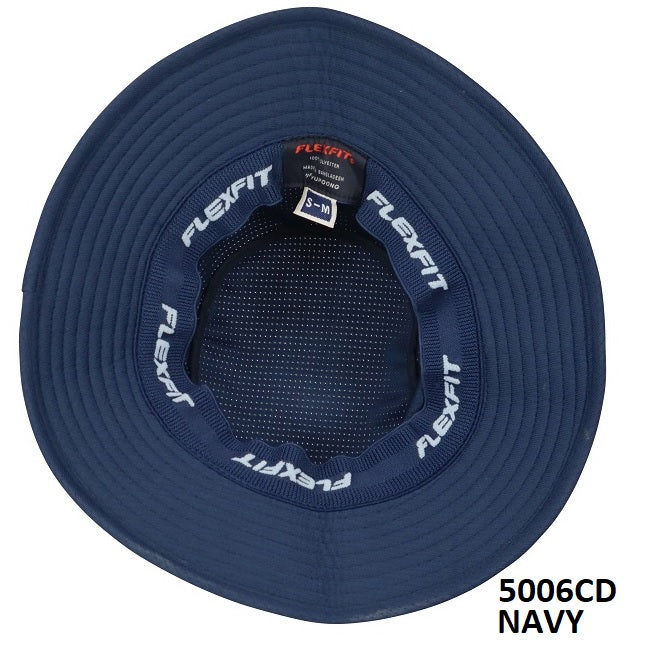 5006CD Flexfit JUMBO Cool and Dry Bucket Hat | NAVY