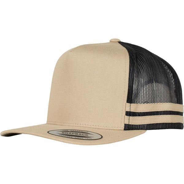 6507 Striped Trucker Cap