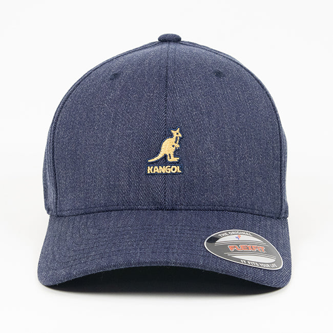 KANGOL | 3D Wool FlexFit® Baseball Denim
