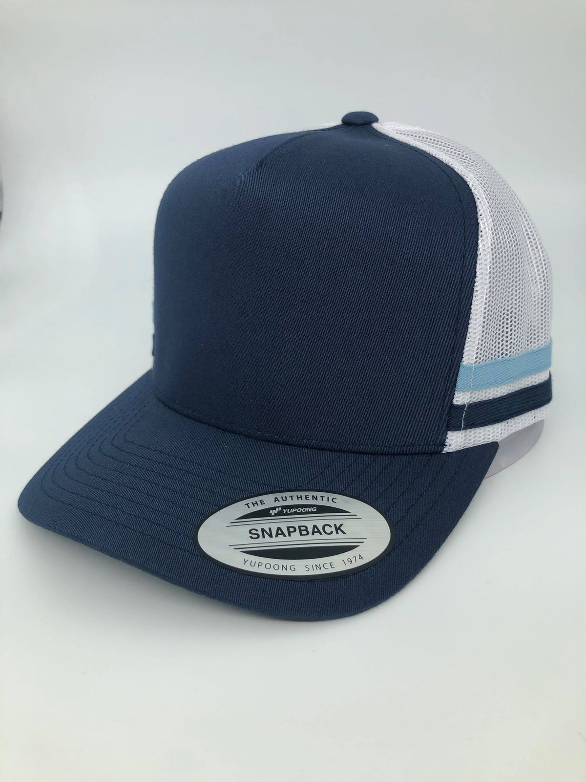 6507 Striped Trucker Cap