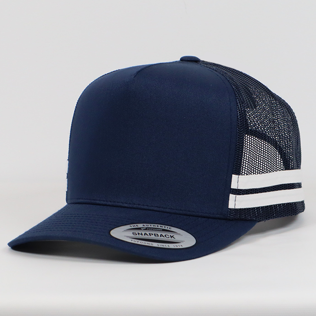 6507 Striped Trucker Navy/Navy